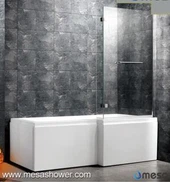 Dyluniad Cyfoes Sgrin Ystafell Ymolchi Plygu Newydd