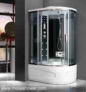 Ystafell Corner Stondin Cawod All In One WI Bathtub