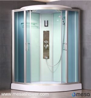 Caban Cawod Steam Isaf gyda Ffrâm Dur Di-staen L-500-CH-BXG