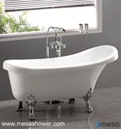 Bathtub Arylig, Slipper Claw-Foot, Gwyn, 67 ''