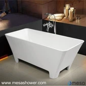 Bathtub Sychu Ceffylau sy'n Ymestyn yn Amlygu â Thraed