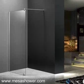 Drws Cawod Ymweliad Poeth gydag Un Sgrîn Gwydr Tempered