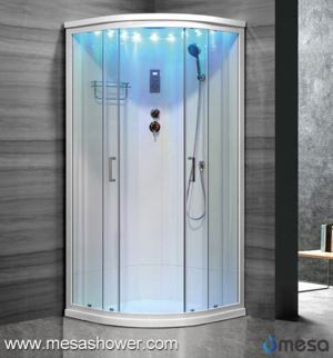 Ystafell Caban Cawod Simpe Gyda Goleuadau Seren Lliwgar