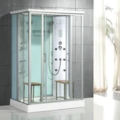 Ystafell Gawod Gyda Panel Cyfrifiaduron