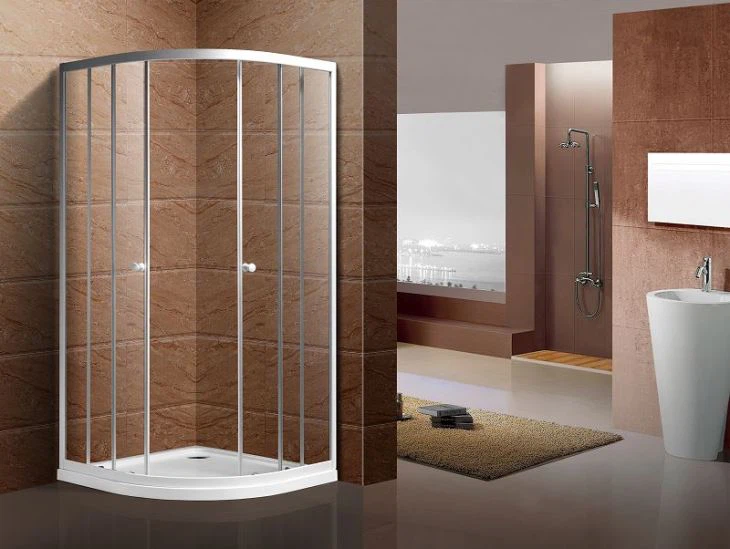 Caeadau cawod drws gwydr